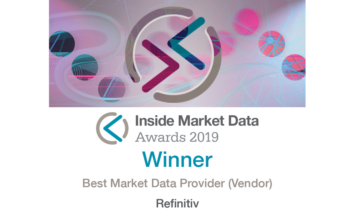 Best Market Data Provider (Vendor) Refinitiv